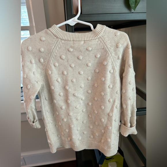 Only worn once! Cat & Jack Dot sweater - Picture 3 of 3